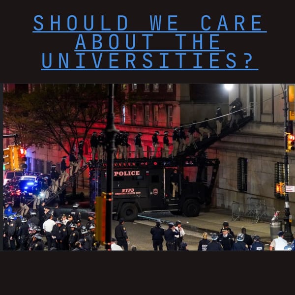 Should We Care About the Universities?